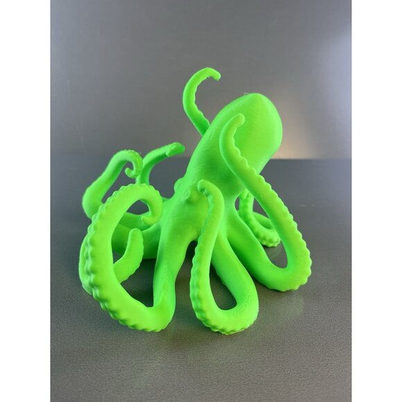 3D Printed Octopus Phone Holder Terrarium Aquarium Desk Decor Nautical - Picture 4 of 9
